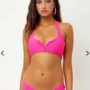 Frankies bikinis billy top NWT